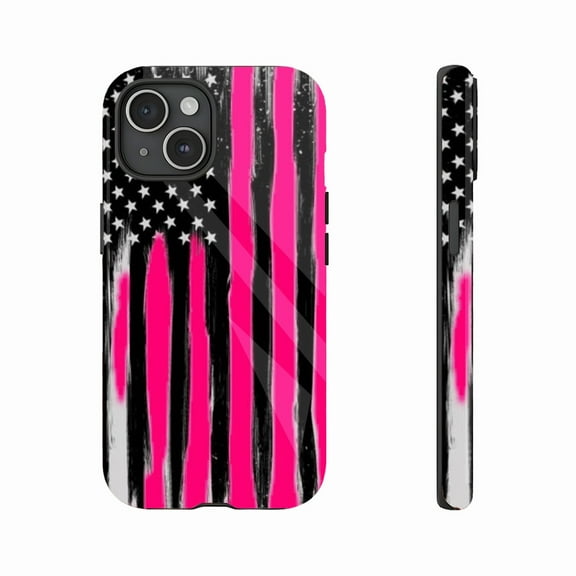 Patriotic American Flag Phone Case Brushed Textured Design for Patriots & Trendsetters – Compatible with iPhone 11/12/13/14/15/16 (Pro Max/Plus)