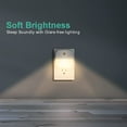 thumbnail image 4 of Paquete de 6 enchufes para luz de noche, luz de noche LED blanca cálida con sensor inteligente de anochecer a amanecer para dormitorio, baño, pasillo, habitación de niños, 4 of 4