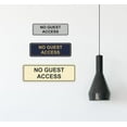 thumbnail image 3 of Standard No Guest Access Sign(Light Grey / Burgundy) - Large, 3 of 4