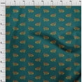 thumbnail image 3 of oneOone Cotton Poplin Fabric Branch & Bird Block Printed Fabric 1 Yard 42 Inch Wide, 3 of 4