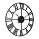 thumbnail image 5 of Reloj de pared con esfera de números , estilo rústico, silencioso, decorativo, de hierro, ideal para la habitación de los niños, dormitorio, of 40 cm, 5 of 8