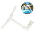 thumbnail image 3 of Fontaine d'Eau Double Jet, Fontaine Cascade pour Piscine en PVC Extérieur, Débit Réglable pour Jardin, 3 of 8