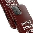 thumbnail image 3 of Cases Cover, Money Power Glory Tough Phone Case – Dual Layer Bold Statement Cover for iPhone 16 Pro Max, 16 Plus, 15, 14, 13, 12, 11, X, Samsung Galaxy S25, S24, S23, S22, 3 of 5