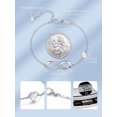 thumbnail image 4 of Pulsera con dijes de símbolo de corazón infinito para mujer, plata de ley 925, joyería ajustable para el día de la madre, regalo de cumpleaños, día de San Valentín, regalos para mu, 4 of 5