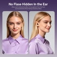 thumbnail image 6 of Flat Sleep Mini Invisible Earbuds Wireless Bluetooth, Mini Invisible Discreet Wireless Earbuds for Side Sleepers，Low Profile Smallest Discreet Hidden Earbuds Headphones for Work 2-Pack, 6 of 7