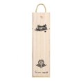 thumbnail image 3 of LHCER Single Retro Red Wine Bottle Box Portable Delicate Wooden Storage Container With Rope Handle Gift Case Decoration, 3 of 8