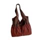 thumbnail image 5 of Bolso de hombro para mujer, bolso de mano, bolso tote, bolso bandolera para el trabajo, vacaciones, gimnasio y fiestas. Rojo oscuro, 5 of 7
