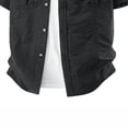 thumbnail image 5 of Kalauyu Short Sleeve Button Down Shirts for Men Turn Down Collar with Chest Pocket Lightweight Quick Dry Outdoor Work Shirts, 5 of 5