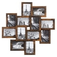 thumbnail image 1 of Marco de fotos Collage SONGMICS, paquete de 12 x 15 cm, color marrón rústico, 1 of 8