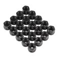 thumbnail image 3 of 20x Set OPEN END LUG NUTS BULGE ACORN 1/2"X20 WHEEL NUT BLACK FINISH For FORD, 3 of 9