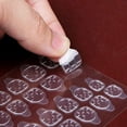 thumbnail image 3 of 1 (24pcs) Jelly Tape Glue Nail Sticker False Nail Glue Gel Sheets Double-Side Rhinestones Makeup, 3 of 5