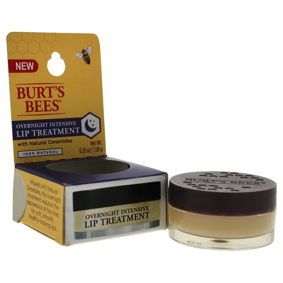 Overnight Intensive Lip Treatment by Burts Bees for Women - 0.25 oz Lip Treatment