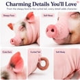 thumbnail image 5 of 16Inch Realistic Pig Plush Doll Cute Stuffed Throw Pillow Soft and Comforting Sleep Companion for Home Desktop Decoration Ideal Gift (1PC), 5 of 15