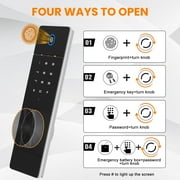 53.15 Wall Gun Cabinet, Biometric Fingerprint Hidden Safe With Dual Alarm System And Silent Mode, Gun Safes With 3 Adjustable Shelves, Magnetic Slot And Key Hook