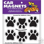 Sheet of 6 Mini-Paw Magnets Dog Cat 1.75" x 1.75" Shaped Puppy Kitten Car Gift