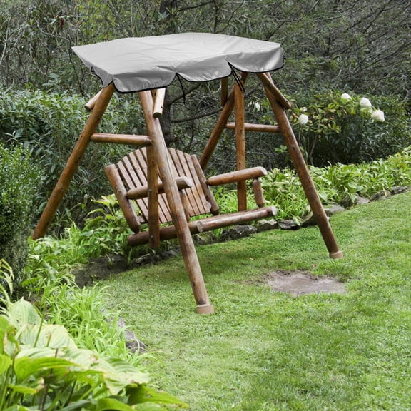 OUNONA Grey Swing Chair Protector Oxford Cloth with Drawstring Bottom