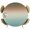 Green, variant on Teal Pink Ombre Round Tablecloth 36-44 Inch Round Fitted Table Cloth with Elastic Edge, Modern Gradient Abstract Art Waterproof Table Cover Protector for Outdoor Picnic Party Dining