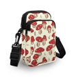 thumbnail image 3 of HELLHERO Mushroom Pattern Crossbody Sling Bags Polyester Lightweight Women Messenger Bag for Outdoor Travel Daily Use, 3 of 7