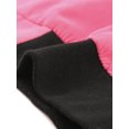 thumbnail image 5 of INSPIRE CHIC Women's Jacket Stand Collar Long Sleeve Zip up Flap Pocket Bomber Jacket M Hot Pink, 5 of 6