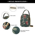 thumbnail image 4 of FORMRS Crossbody Bag for Women Quilted Travel Shoulder Cell Phone Purse with Chain Strap Handbag, Green Christmas Candy Canes, 4 of 7