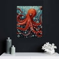 thumbnail image 4 of Shiartex  Canvas Wall Art Pictures for Living Room Wall Decor Abstract Octopus Canvas Painting Wall Art Octopus Art Prints and Poster Canvas Frame Wall  Ready to Hang (16x20 in/12x16 in), 4 of 4