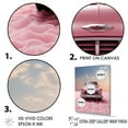 thumbnail image 3 of Designart "Romantic Pink Truck Portrait" Truck Floater Framed Wall Decor, 3 of 5
