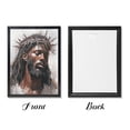 thumbnail image 4 of Aarocafa Black Frame African American Jesus Christ Canvas Art-Christian Faith Wall Decor 20x24"|Black Men Spiritual Inspiration|African American Religious Poster|Bold Spiritual Decor for Home Church, 4 of 7