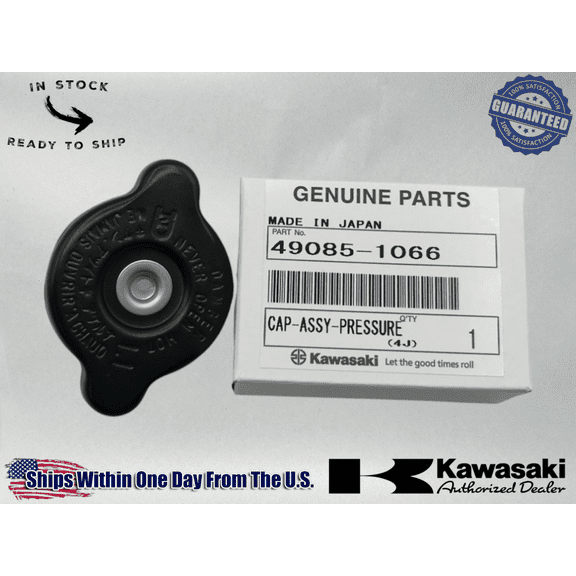 Kawasaki Genuine OEM 1983-2023 RADIATOR CAP-FITS MANY MODELS 49085-1066