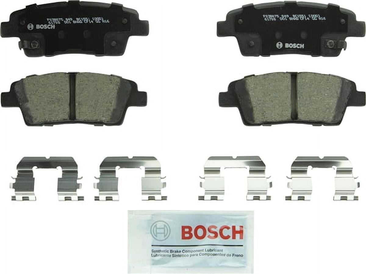 Bosch BC1551 Bosch Quietcast Ceramic Pads w/ Hardware Fits select: 2011-2016 HYUNDAI GENESIS, 2017 GENESIS G80