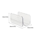 thumbnail image 4 of Estante de Almacenamiento de Botellas de Vino Inteprter Organizador para Nevera Utensilios de Cocina Blanco, 4 of 6