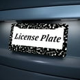 thumbnail image 5 of Music Musical Note License Plate Prame Aluminum Rust-Proof Auto Parts License Plate Decorative Screws Fit Standard 2 Holes 1 U.S. License Plate, 12.2x 6.3 Inch, 5 of 7