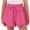 Hot Pink, variant on Busydd Girls Shorts 6-15 Years Casual Teen Girls Summer Clothes Solid Color Elastic Waist Drawstring Girls Athletic Shorts 2 in 1 Flowy Wokout Gym Shorts with Pockets