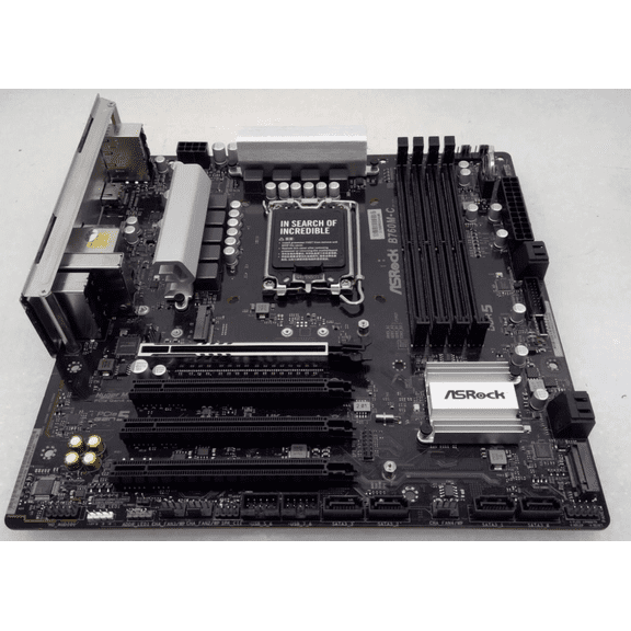Pre-Owned ASRock B760M-C Intel Socket LGA1700 DDR5 Micro ATX WI-FI Motherboard - ONLY Motherboard