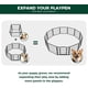 thumbnail image 2 of SSyaoA Rollick Unleashed Dog Playpen for Indoor, Yard, RV Camping, 24 inch 4 Panels for Small and Puppy Dogs, Black│Patented, 2 of 12