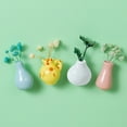 thumbnail image 2 of Mini Vase Magnets Desktop Decoration Ornament Mini Ceramic Vase Refrigerator Magnets Funny Cute Vases Kitchen Decoration Birthday (4PCS), 2 of 8