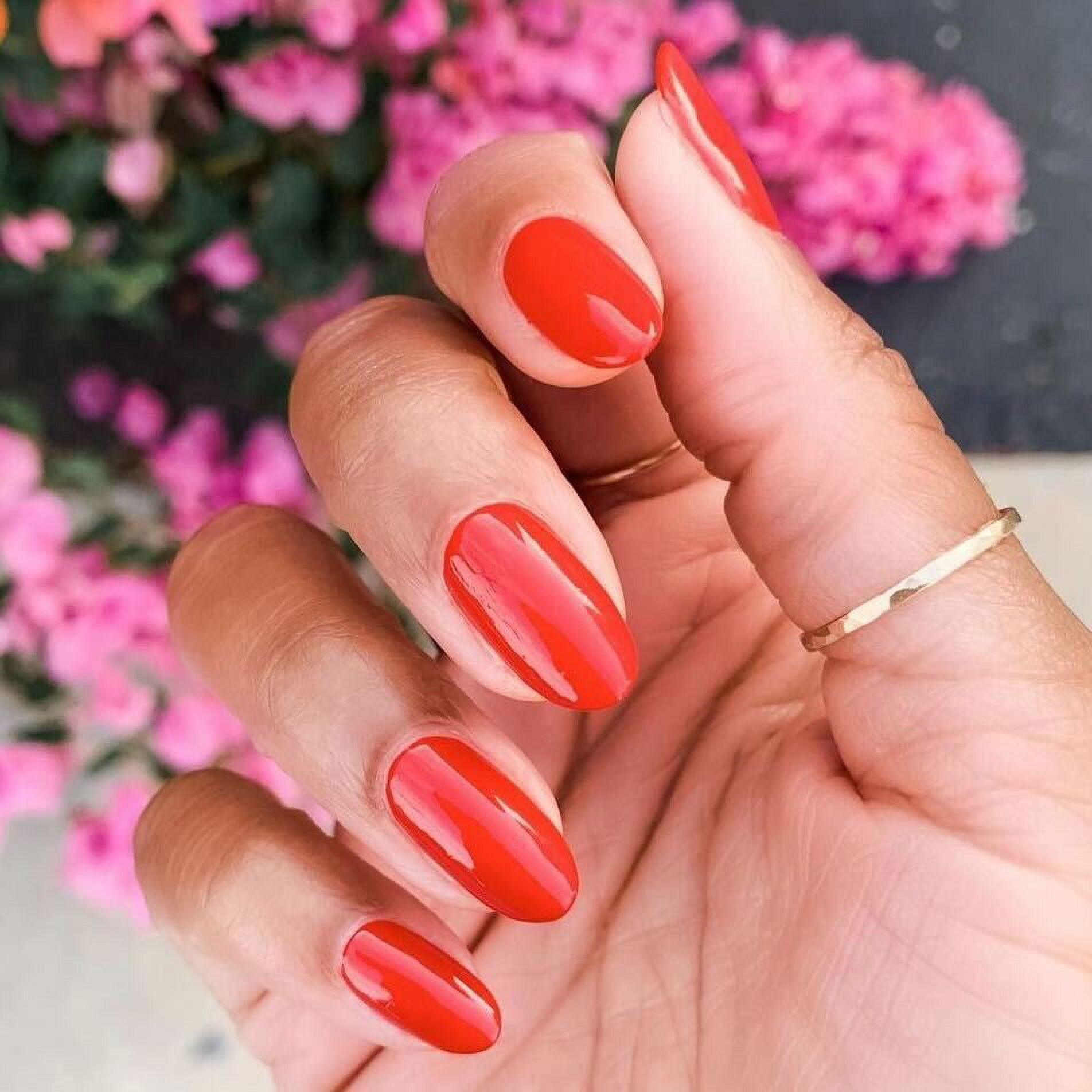30 Orange Nail Ideas to Make You Stun in Every Season - Fashionre | Orange  nail polish, Neon orange nails, Orange nails