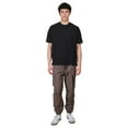 thumbnail image 4 of Brooklyn Cloth Men's Diagonal Multi Pocket Cargo Joggers, Elastic Waist, Charcoal Grey, Medium, 4 of 4