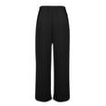 thumbnail image 5 of Pxiakgy Womens Tear Away Basketball Pants High Split Snap Button Casual Post-Surgery Workout Running Athletic Lounge Yoga Sweatpants Black M, 5 of 5
