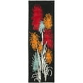 thumbnail image 5 of SAFAVIEH Soho Jared Fire Works Wool Area Rug, Black/Multi, 7'6" x 9'6", 5 of 9