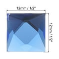 thumbnail image 2 of 50 Pcs Acrylic Flat Back Rhinestones 12mm Square Artificial Gemstone for Crafts Costume Jewelry Making Deep Blue, 2 of 7