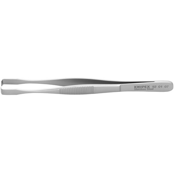 Knipex Stainless Steel Positioning Tweezers, Angled, 5.75"