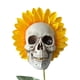 thumbnail image 3 of Decoración divertida del jardín del cráneo de Halloween Estacas de jardín en miniatura Decoración Adornos de decoración de de Halloween Un solo cabezal A CUTICAT Girasol de cabeza de calavera, 3 of 7