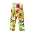 thumbnail image 4 of Balery Men'S Sunflower Cornflower Poppy Pants,Sleepwear Pants,Pajama Pants,Pj Bottoms Drawstring And Pockets-Small, 4 of 9