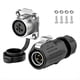 thumbnail image 1 of Conector Industrial Resistente Al Agua IP68 Conector Circular de ConexióN RáPida Conector de Carcasa Antiinterferencias (3 Pines), 1 of 5