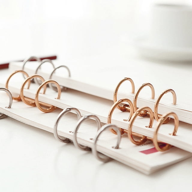 UPGRATOR 8Ud Anillos Metálicos Para Organizer Proyectos DIY Y Álbumes De