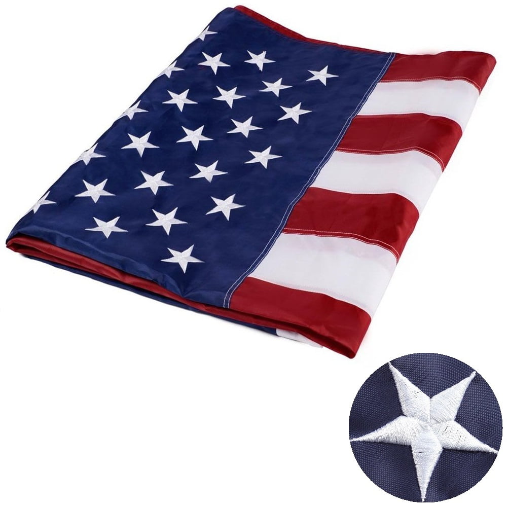 UV Protected and Sewn Using Quadruple Lock Stitching on Fly End Long Lasting Nylon Built for Outdoor Use 100% US Made Texas Flag 3x5 ft Tough Embroidered Star