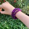 thumbnail image 2 of K-KED Sugilite 8mm Round Beaded Healing Balance Reiki Women Men stretchy Bracelet Gift, 2 of 5