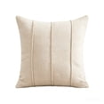 thumbnail image 2 of 18x18 Inch Solid Color Soft Pile Throw Pillow Cover Textured Square Cushion Cover for Sofa and Living Room Decor, 2 of 8