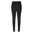thumbnail image 5 of Cavosen Women's Leggings in Clothing for Winter Black Velvet Elastic Waisted Butt Lifting Long Pants Fitness Exercise Sports Tight Seamless Solid Yoga Pants Workout Trousers L, 5 of 7