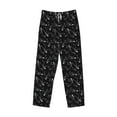 thumbnail image 6 of Uemuo Cute Skull Pattern Men's Wide Leg Palazzo Lounge Pants with Pockets Light Weight Loose Comfy Casual Pajama Pants-XX-Large, 6 of 9
